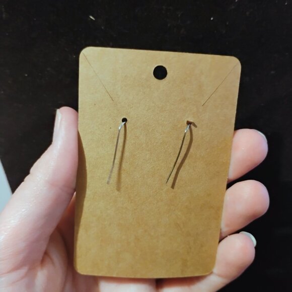 Cloisonne floral dangle earrings - Picture 2 of 3